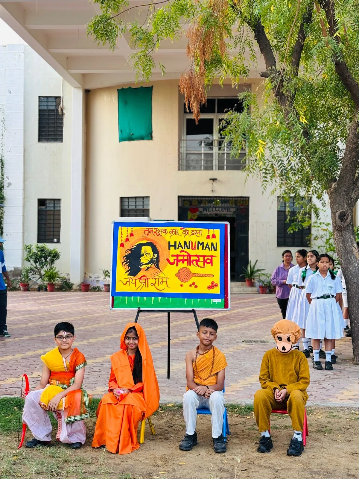 Hanuman Jayanti Celebration in School