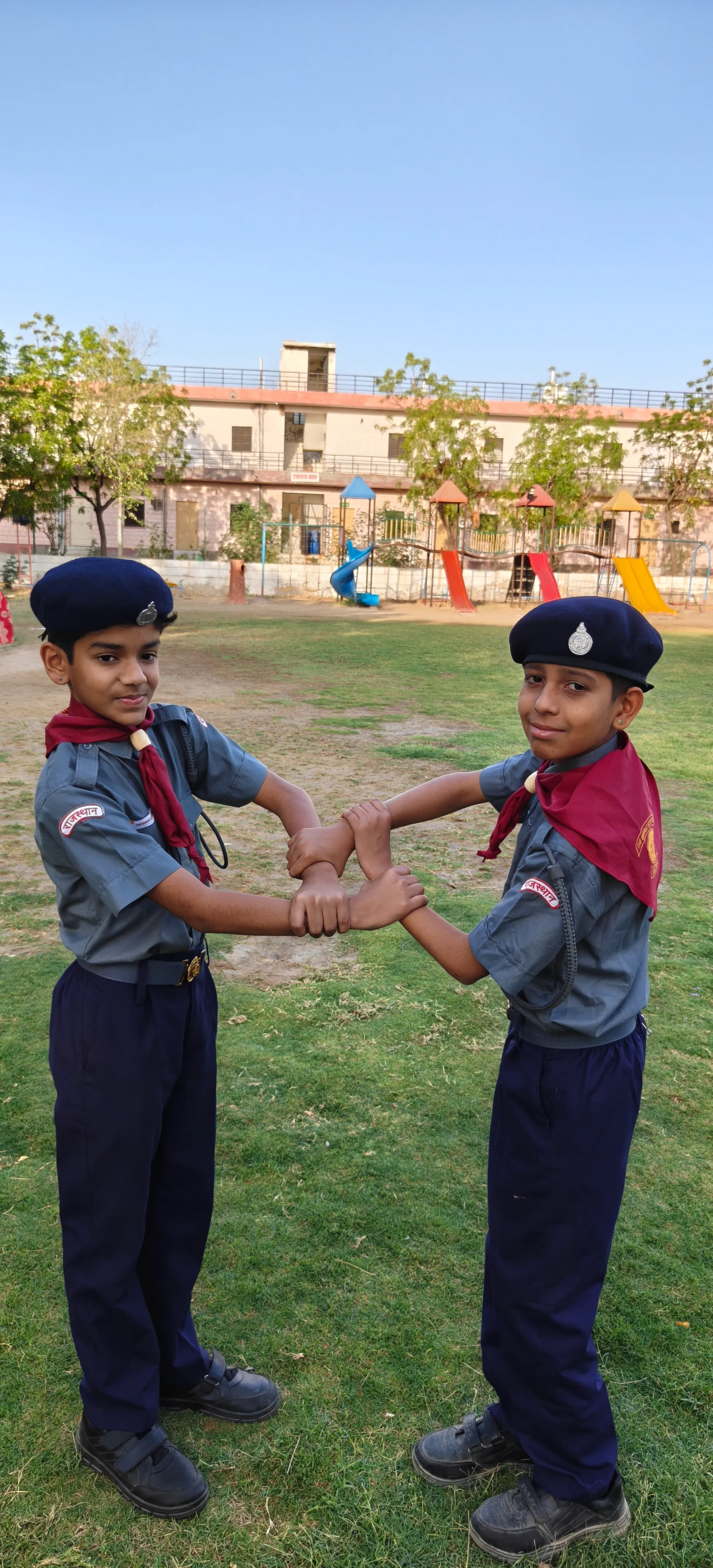 Weekly Scout and Guide Session in School