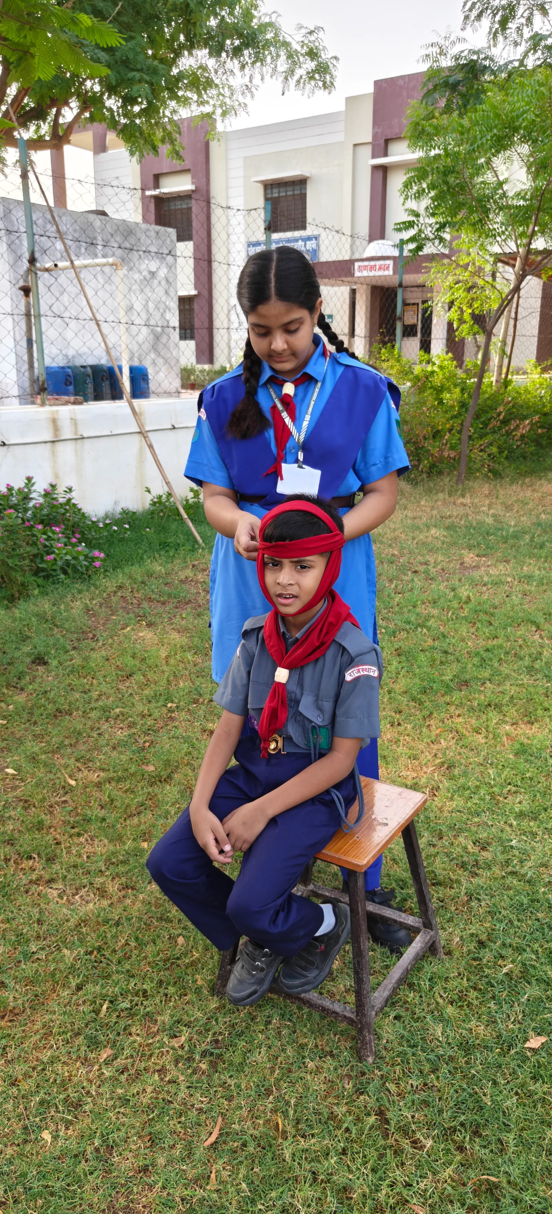 Weekly Scout and Guide Session in School