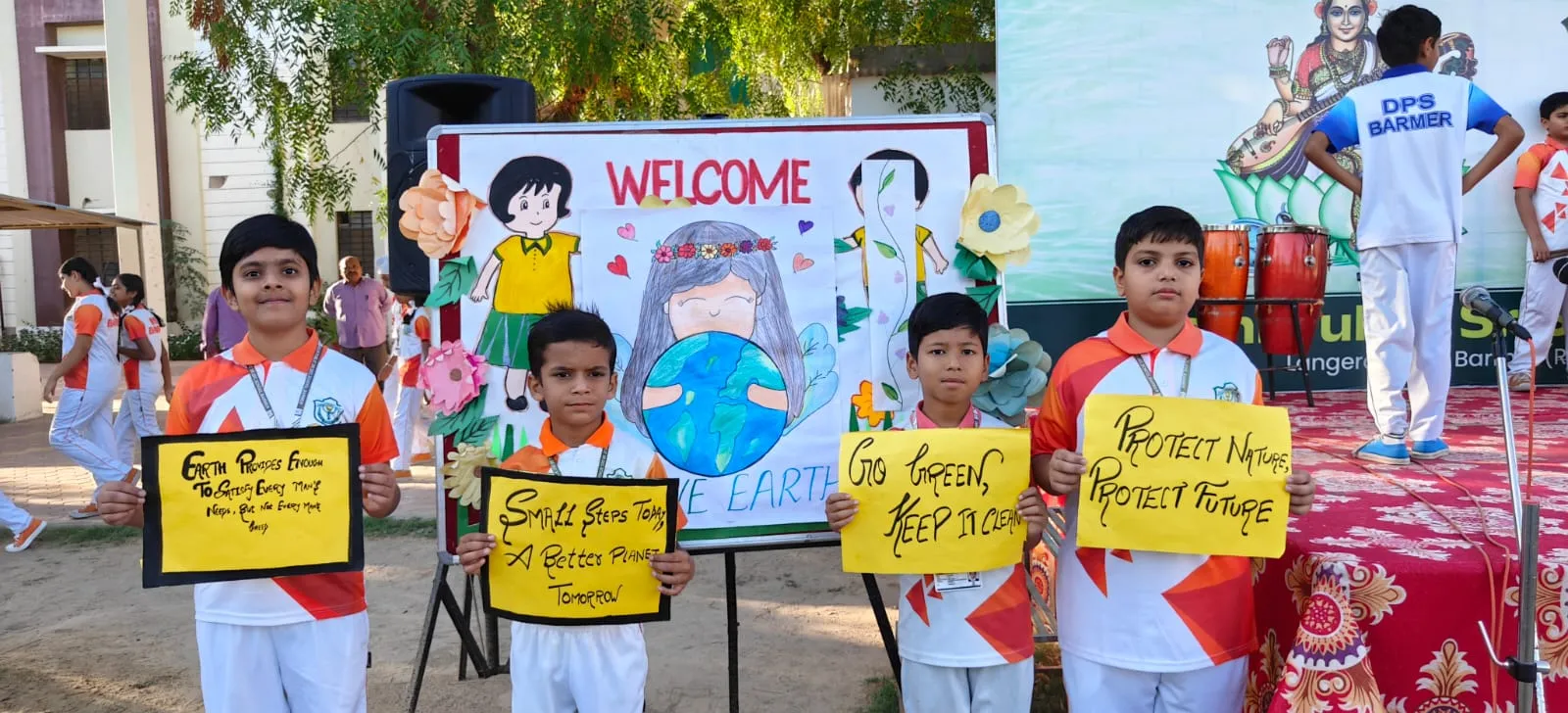 Earth Day Assembly in School Gallery