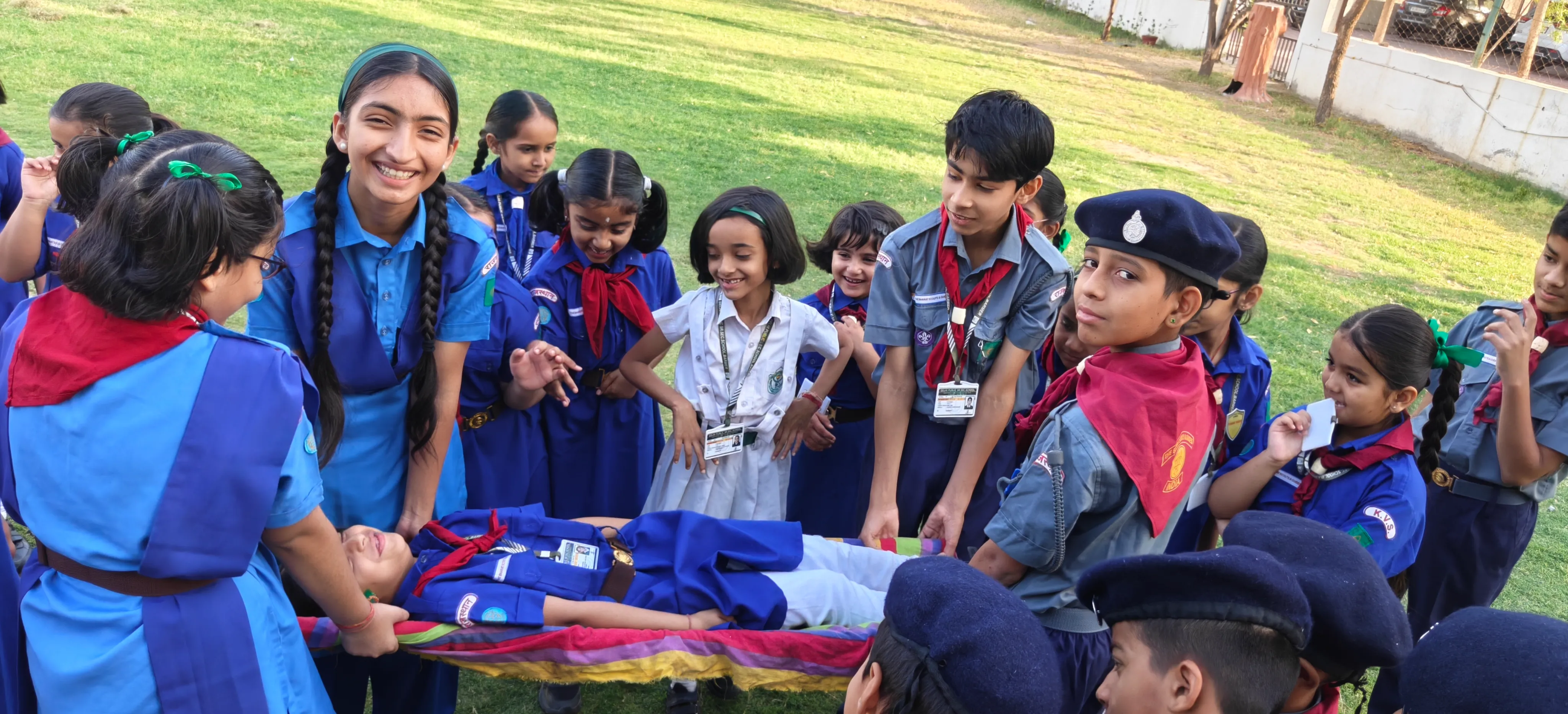Weekly Scout and Guide Session in School Gallery
